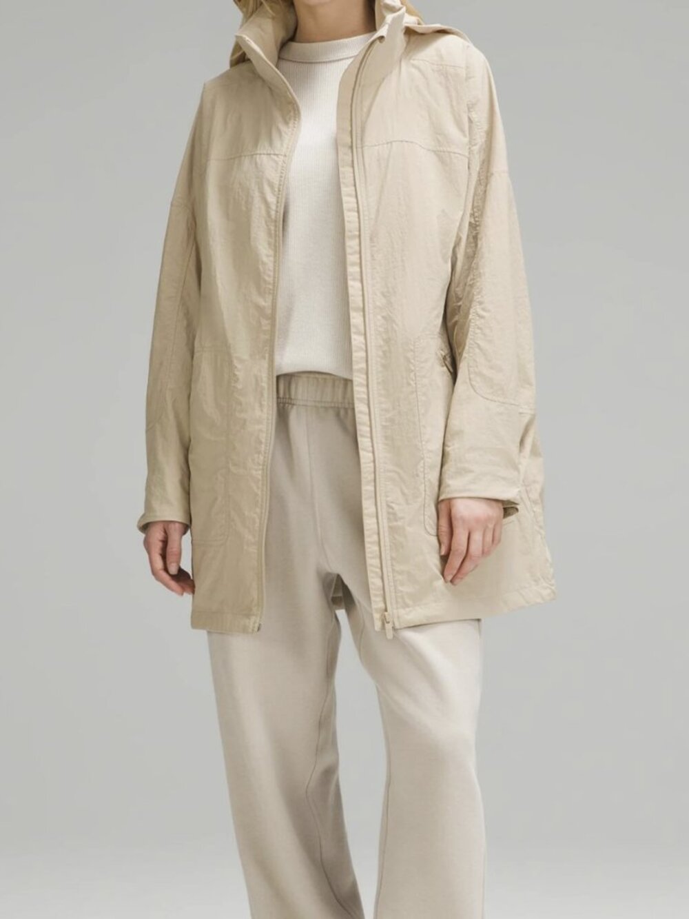 Lululemon Hooded Mid-Length Utility Jacket in Trench (TRNH)